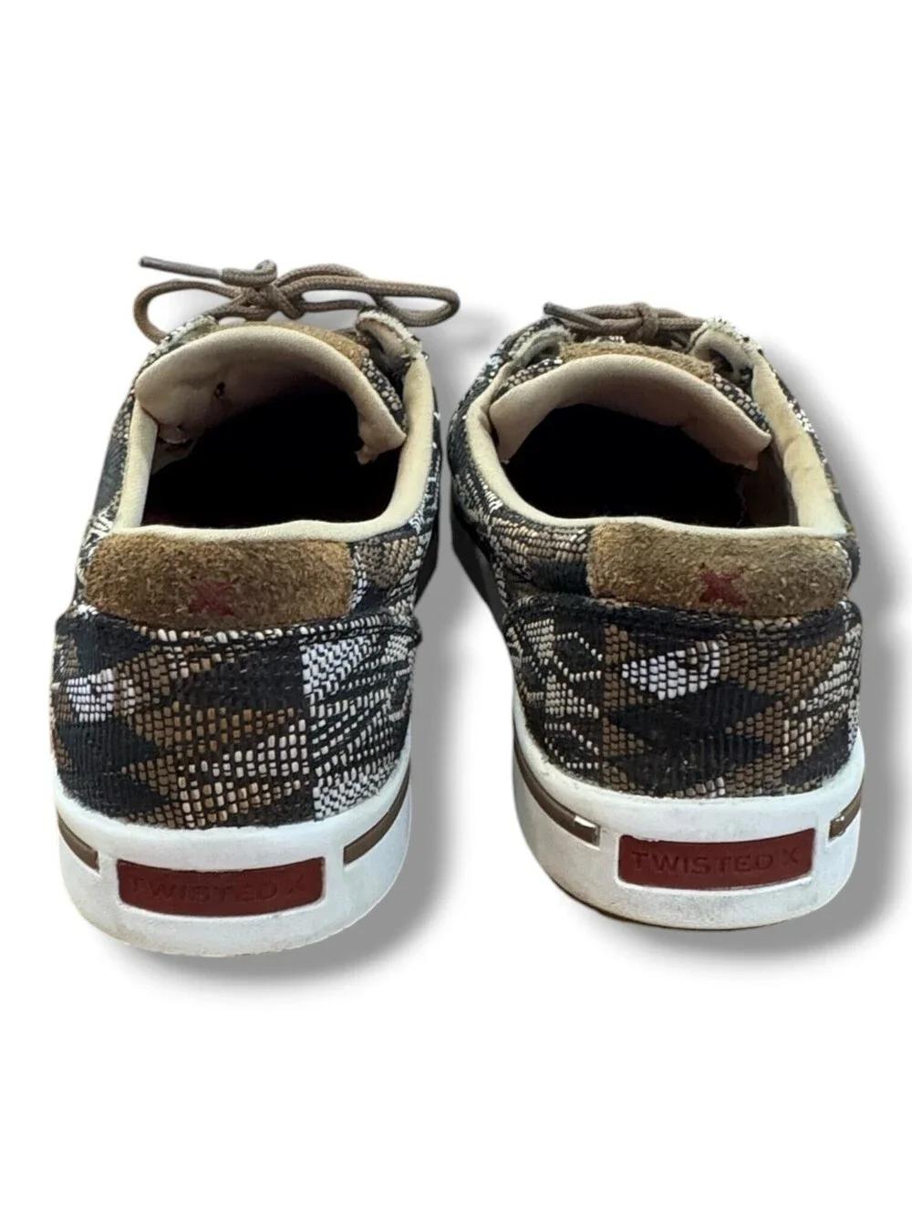 Twisted X Black Multi Kicks Lace Up Sneaker Aztec Casual MCA0044 Men’s Size 11